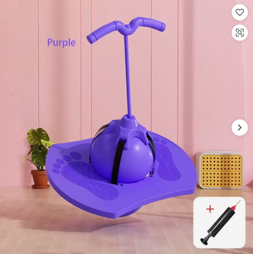 Jumping Bouncing Ball with Stretchy Handle | Sensory Balance Toy