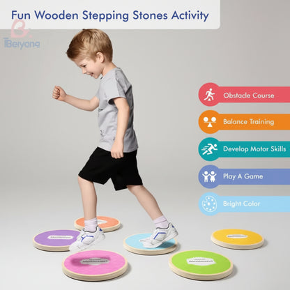 Wooden balance boards for toddlers supporting ADHD, autism, and vestibular sensory development.”