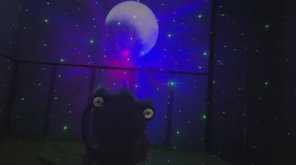 Astronaut Galaxy Star Projector Speaker – Calming Night Light